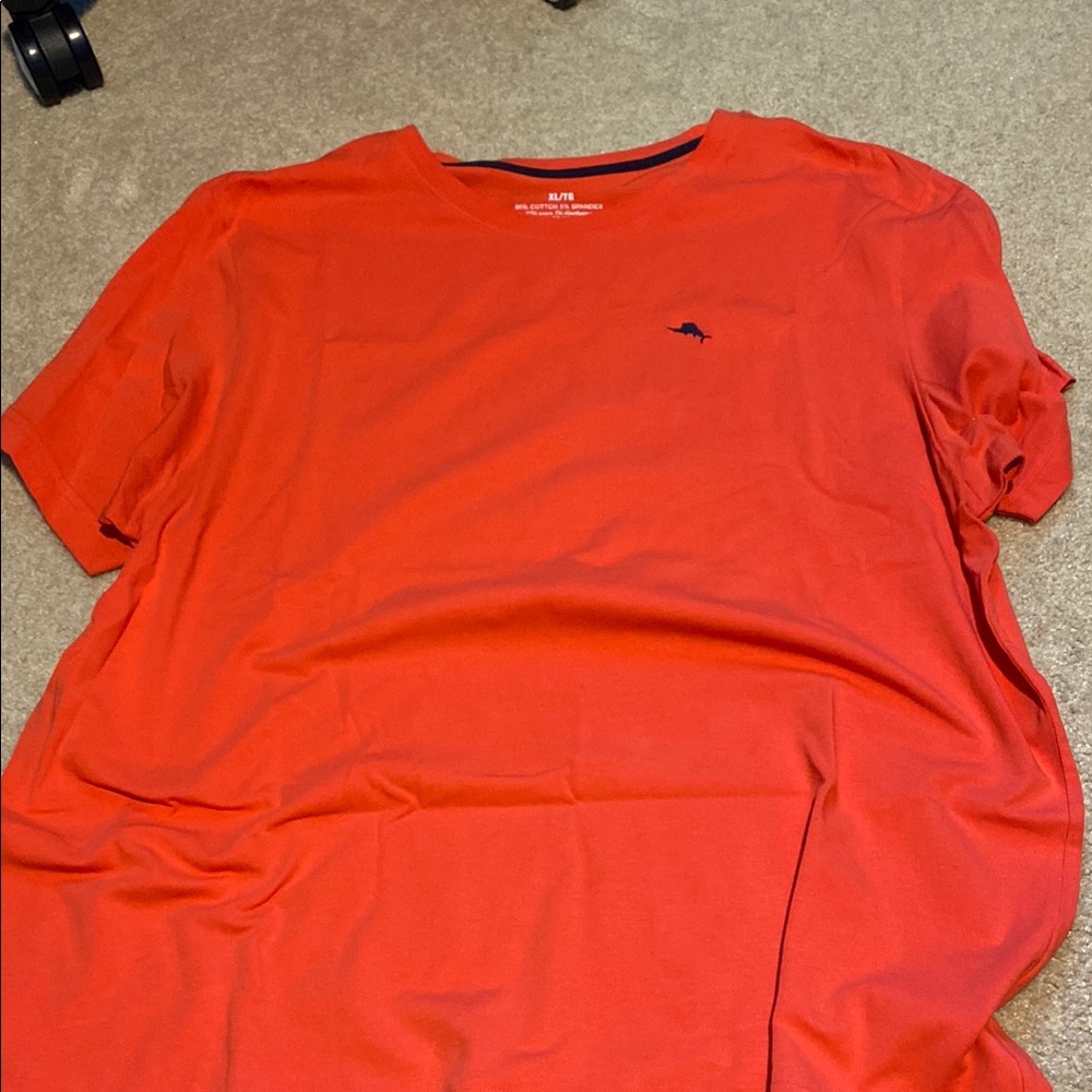 Men's Red Crew Neck T-Shirt